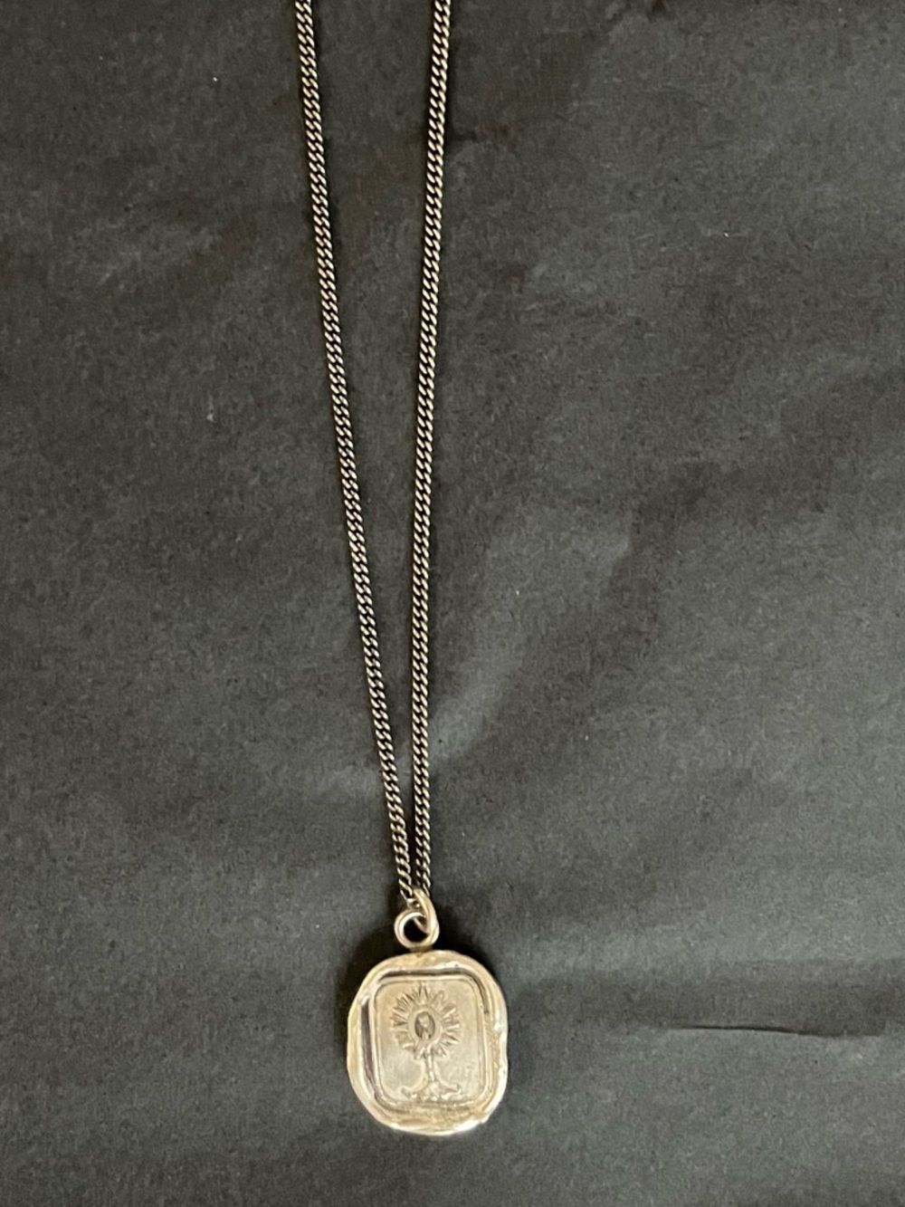 Pyrrha Light Burst Sterling Silver Pendant Necklace